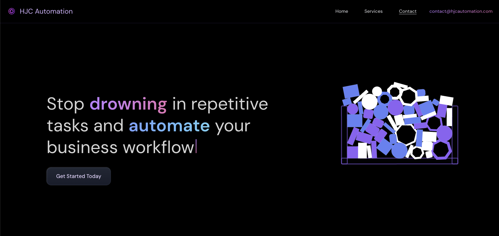 HJC Automation landing page